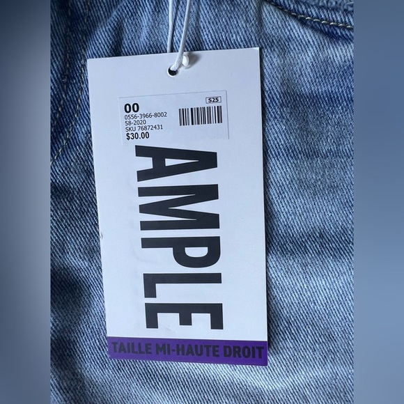 Women’s Size 00 Slouchy Mid Rise Jeans NWT - Picture 2 of 7